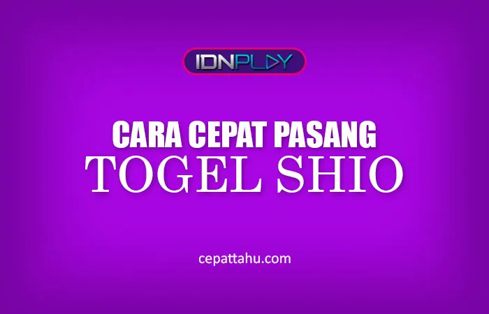 CARA PASANG TOGEL SHIO