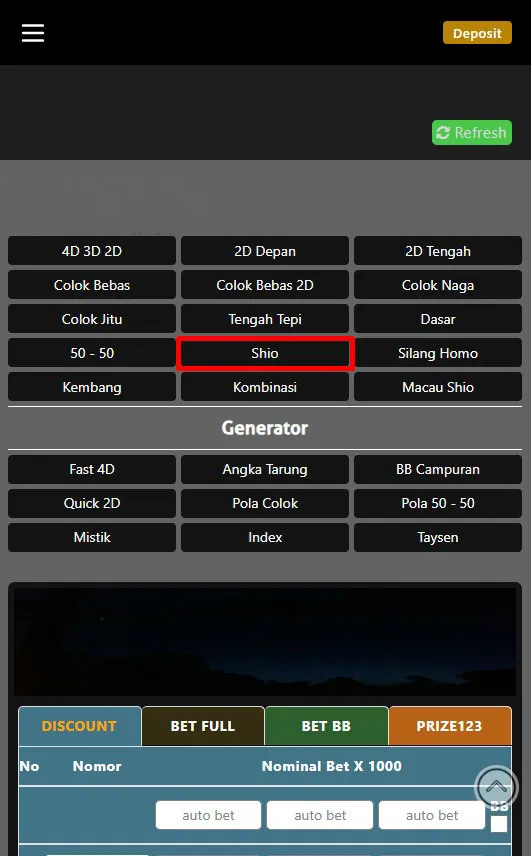 CARA PASANG TOGEL SHIO