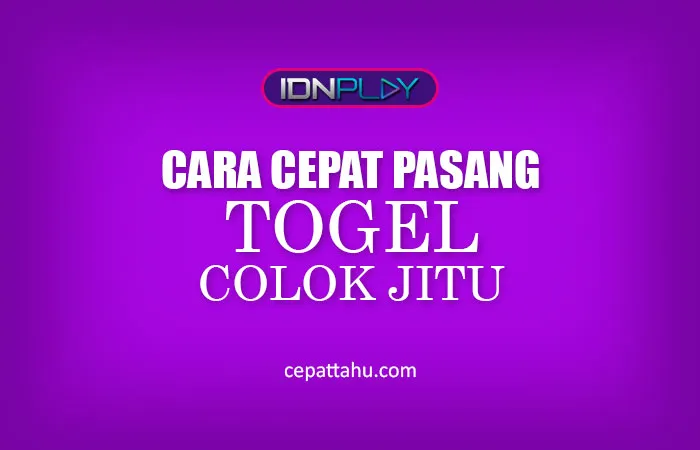 CARA PASANG TOGEL COLOK JITU