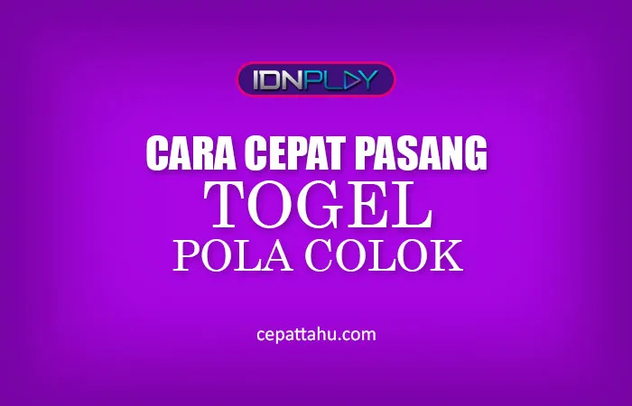 CARA PASANG TOGEL POLA COLOK