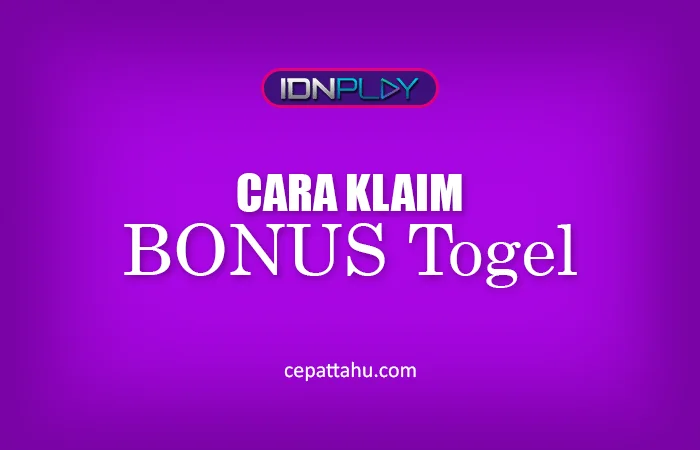 CARA KLAIM BONUS
