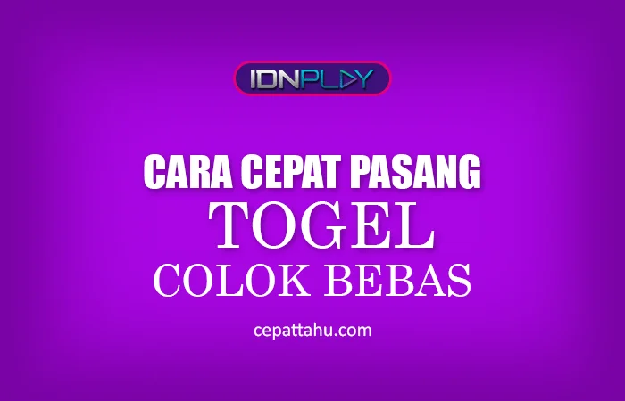 CARA PASANG TOGEL COLOK BEBAS