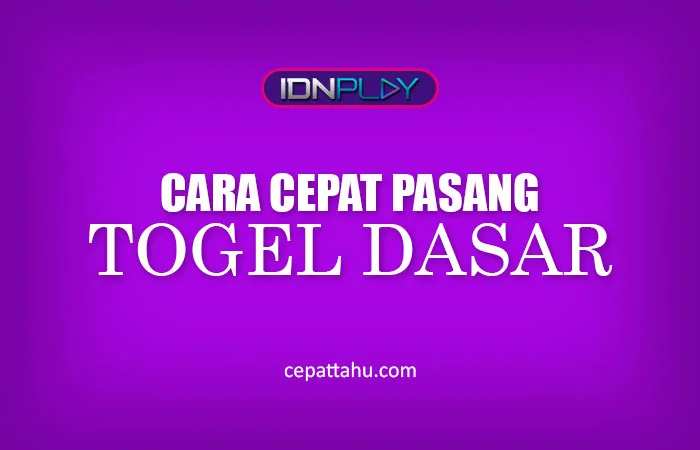 CARA PASANG TOGEL DASAR
