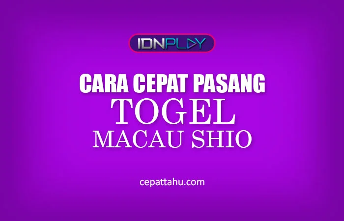 CARA PASANG TOGEL MACAU SHIO