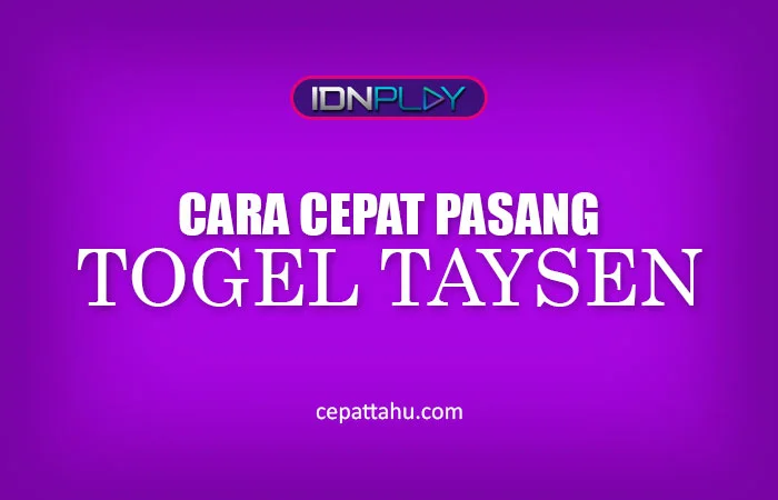 CARA PASANG TOGEL TAYSEN