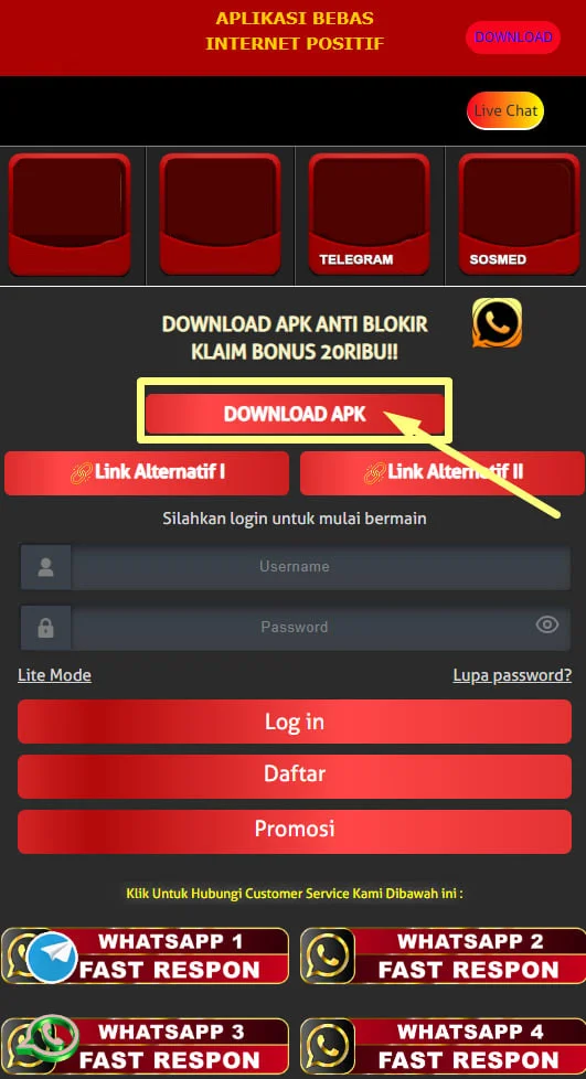 CARA INSTAL APLIKASI
